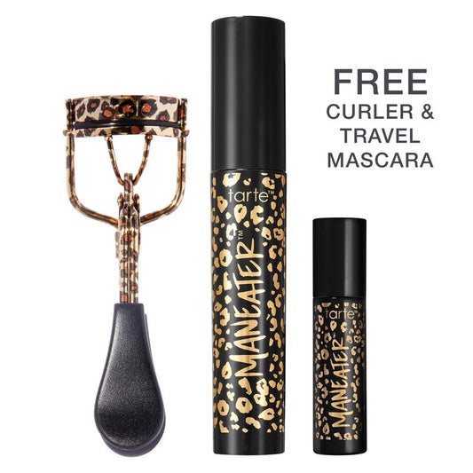 Tarte Maneater Home & To-Go Mascaras + Lash Curler